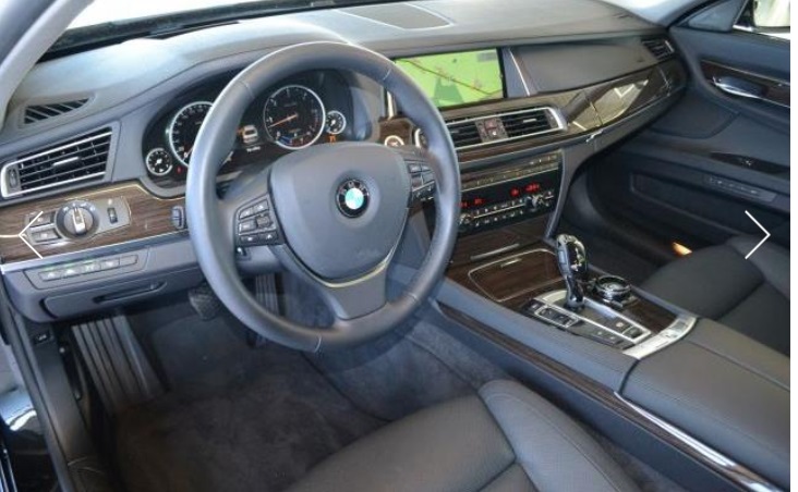 Left hand drive car BMW 7 SERIES (01/04/2015) - 